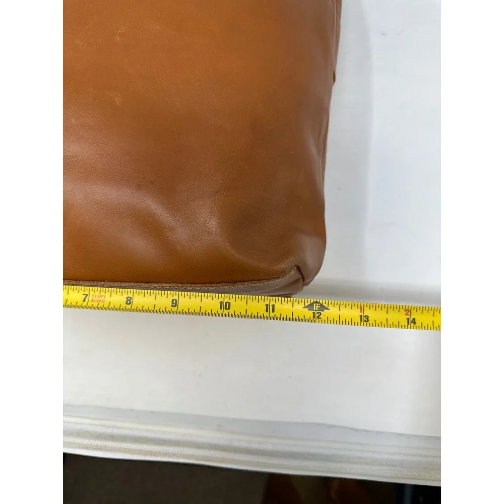 Sseko Convertible Leather Backpack Tote Bag Brown